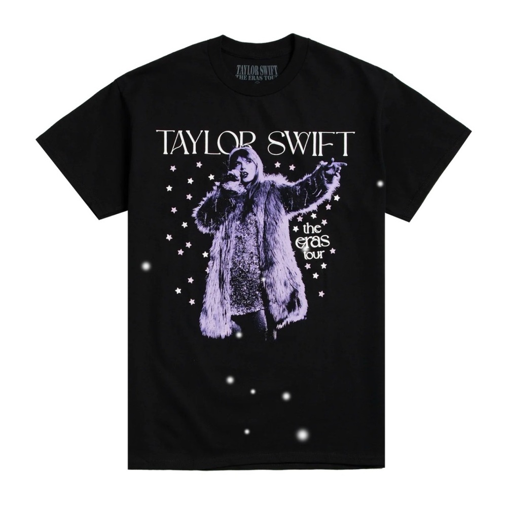 TAYLOR SWIFT THE ERAS TOUR 💜 LIVE PHOTO STARS T-SHIRT SIZE ADULT L